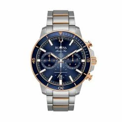 Bulova Men's Marine Star Two Tone Stainless Steel Chronograph Watch - 98B301