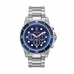 Bulova Men's Stainless Steel Chronograph Watch - 98B325