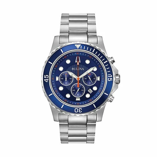 Bulova Men's Stainless Steel Chronograph Watch - 98B325 1 Bulova Men's Stainless Steel Chronograph Watch - 98B325
