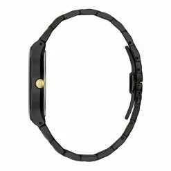 Bulova Men's Black Stainless Steel Diamond Accent Watch - 98D166 -Bulova Shop unnamed file 165