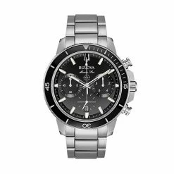 Bulova Men's Marine Star Stainless Steel Chronograph Watch - 96B272