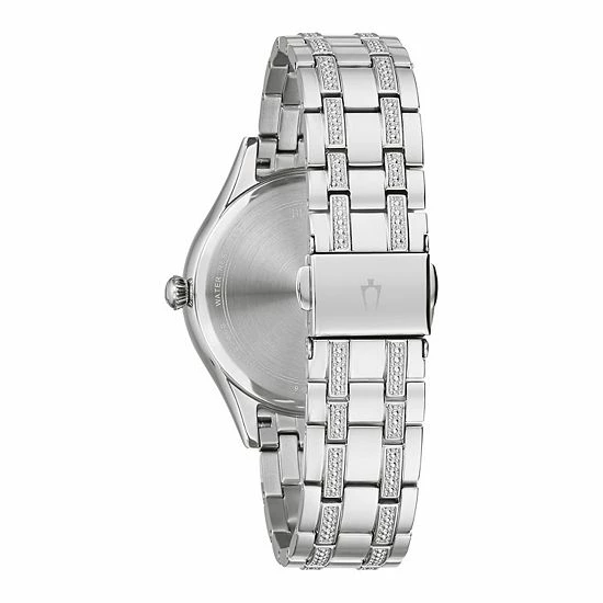 Bulova Women's Mother Of Pearl & Crystal Watch - 96M144 2 Bulova Women's Mother Of Pearl & Crystal Watch - 96M144 - Image 2