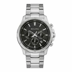 Bulova Men's Stainless Steel Chronograph Watch - 96B336