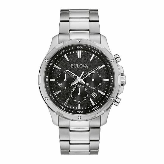 Bulova Men's Stainless Steel Chronograph Watch - 96B336 1 Bulova Men's Stainless Steel Chronograph Watch - 96B336