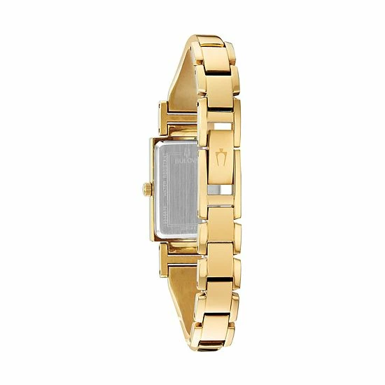 Bulova Women's Diamond Accent Half-Bangle Watch Gold Tone 2 Bulova Women's Diamond Accent Half-Bangle Watch Gold Tone - Image 2