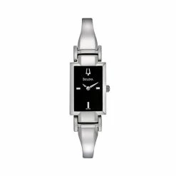 Bulova Women's Stainless Steel Half-Bangle Watch - 96L138