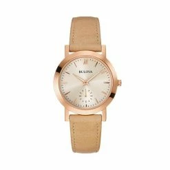 Bulova Women's Leather Watch - 97L146