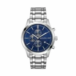Bulova Men's Stainless Steel Chronograph Watch - 96B306