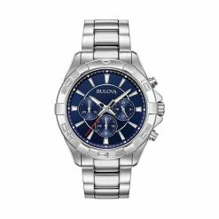 Bulova Men's Chronograph Sport Stainless Steel Watch - 96A215