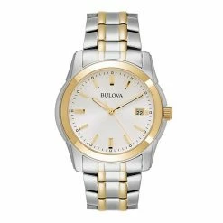 Bulova Men's Classic Two Tone Stainless Steel Watch - 98H18