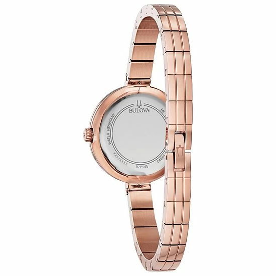 Bulova Women's Rhapsody Diamond Accent Rose Gold-Tone Stainless Steel Watch - 97P145 2 Bulova Women's Rhapsody Diamond Accent Rose Gold-Tone Stainless Steel Watch - 97P145 - Image 2