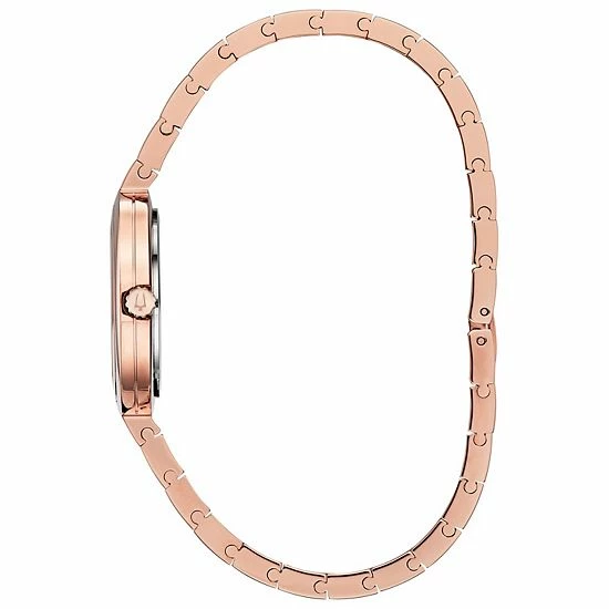Bulova Women's Rhapsody Diamond Accent Rose Gold-Tone Stainless Steel Watch - 97P145 3 Bulova Women's Rhapsody Diamond Accent Rose Gold-Tone Stainless Steel Watch - 97P145 - Image 3