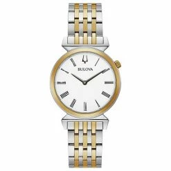 Bulova Women's Slim Two-Tone Stainless Steel Watch - 98L264