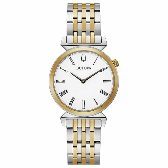 Bulova Women's Slim Two-Tone Stainless Steel Watch - 98L264 1 Bulova Women's Slim Two-Tone Stainless Steel Watch - 98L264