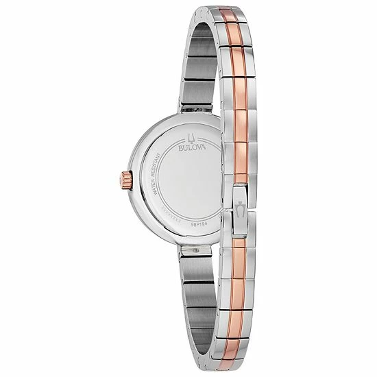 Bulova Women's Rhapsody Diamond Accent Two-Tone Stainless Steel Watch - 98P194 2 Bulova Women's Rhapsody Diamond Accent Two-Tone Stainless Steel Watch - 98P194 - Image 2