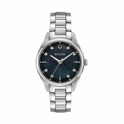 Bulova Women's Sutton Diamond Stainless Steel Watch - 96P198