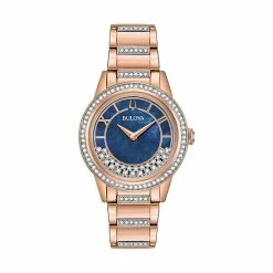 Bulova Women's TurnStyle Crystal Stainless Steel Watch - 98L247