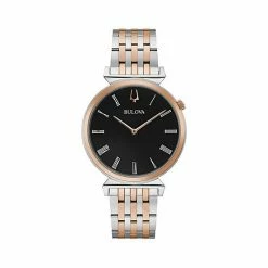 Bulova Men's Two-Tone Slim Stainless Steel Watch - 98A234