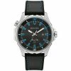 Bulova Men's Marine Star Black Silicone Watch - 96B337K