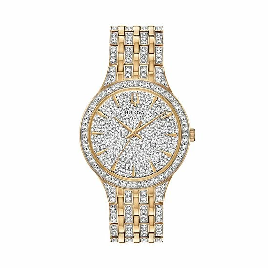 Bulova Men's Phantom Crystal Two Tone Watch - 98A229 1 Bulova Men's Phantom Crystal Two Tone Watch - 98A229
