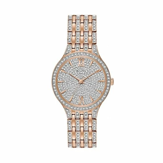 Bulova Women's Crystal Stainless Steel Watch - 98L235 1 Bulova Women's Crystal Stainless Steel Watch - 98L235