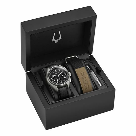 Bulova Men's Special Edition Lunar Pilot Chronograph Watch & Interchangeable Band Set - 96B251 Bulova Men's Special Edition Lunar Pilot Chronograph Watch & Interchangeable Band Set - 96B251 -Bulova Shop unnamed file 356