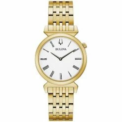 Bulova Women's Gold Tone Stainless Steel Watch - 97L161K