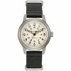 Bulova Men's Automatic Military Leather NATO Strap Watch - 96A246K