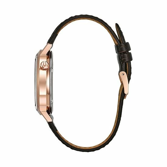 Bulova Men's Classic Leather Automatic Skeleton Watch - 97A136 3 Bulova Men's Classic Leather Automatic Skeleton Watch - 97A136 - Image 3