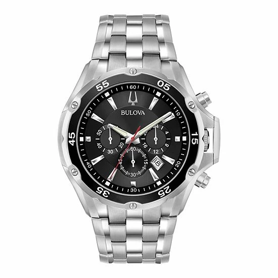 Bulova Men's Stainless Steel Chronograph Watch - 98B333 Bulova Men's Stainless Steel Chronograph Watch - 98B333 -Bulova Shop unnamed file 46