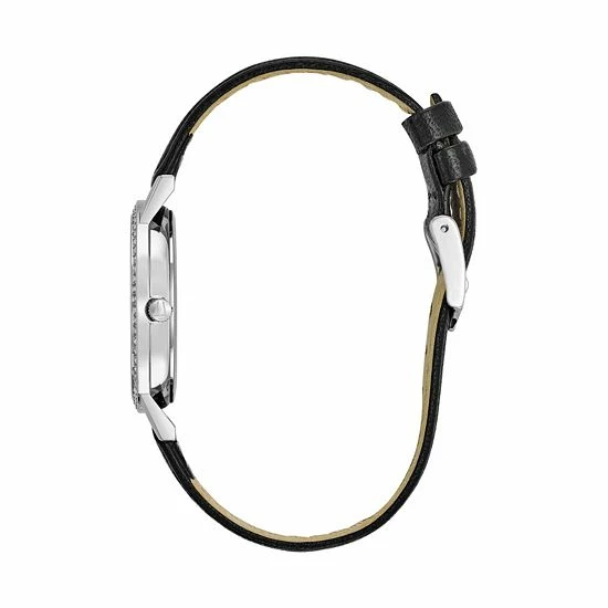 Bulova Women's Crystal Leather Watch - 96L246 3 Bulova Women's Crystal Leather Watch - 96L246 - Image 3