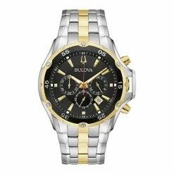 Bulova Men's Two-Tone Stainless Steel Chronograph Watch - 98B376