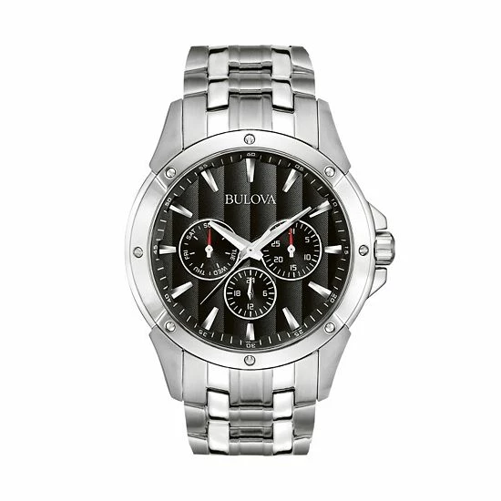 Bulova Stainless Steel Watch - 96C107 - Men 1 Bulova Stainless Steel Watch - 96C107 - Men
