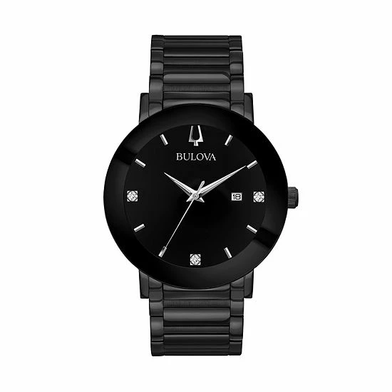 Bulova Men's Modern Diamond Black Ion-Plated Stainless Steel Watch - 98D144 - 98D144K Bulova Men's Modern Diamond Black Ion-Plated Stainless Steel Watch - 98D144 - 98D144K -Bulova Shop unnamed file 494
