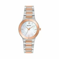 Bulova Women's Millennia Two-Tone Diamond Accent Watch - 98R274