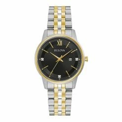 Bulova Women's Two-Tone Diamond Accent Watch - 98P198