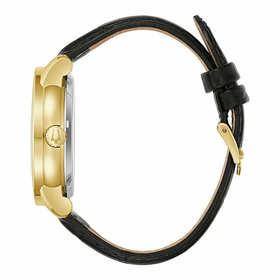 Bulova Men's Automatic Black Strap Watch - 97A166 3 Bulova Men's Automatic Black Strap Watch - 97A166 - Image 3