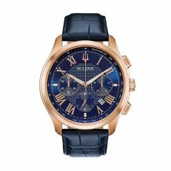 Bulova Men's Classic Wilton Leather Chronograph Watch - 97B170