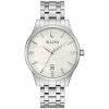 Bulova Women's Stainless Steel Diamond Accent Watch - 96P220