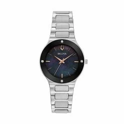 Bulova Women's Stainless Steel Diamond Watch - 96R231