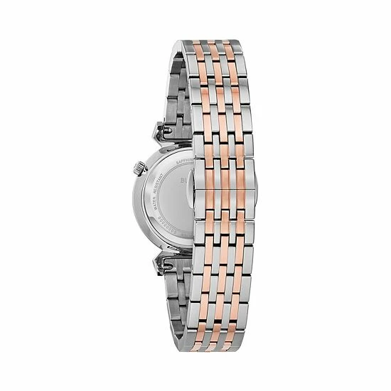 Bulova Women's Slim Regatta Diamond Accent Two-Tone Watch - 98P192 2 Bulova Women's Slim Regatta Diamond Accent Two-Tone Watch - 98P192 - Image 2