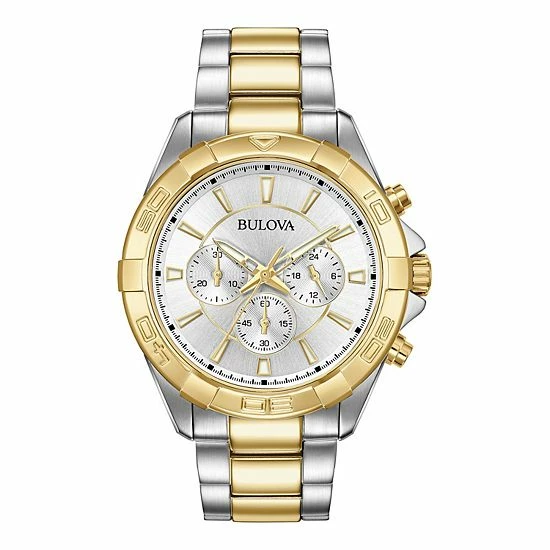Bulova Men's Two-Tone Chronograph Watch - 98A221 1 Bulova Men's Two-Tone Chronograph Watch - 98A221