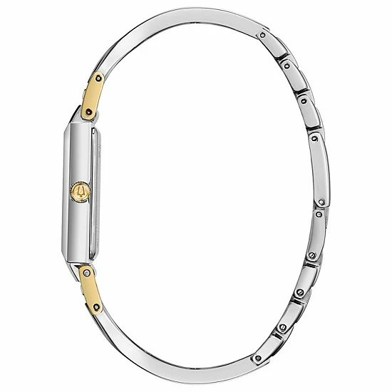 Bulova Women's Diamond Accent Two-Tone Half-Bangle Watch - 98P188 3 Bulova Women's Diamond Accent Two-Tone Half-Bangle Watch - 98P188 - Image 3
