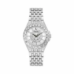 Bulova Women's Phantom Stainless Steel Crystal Baguette Watch - 96L278