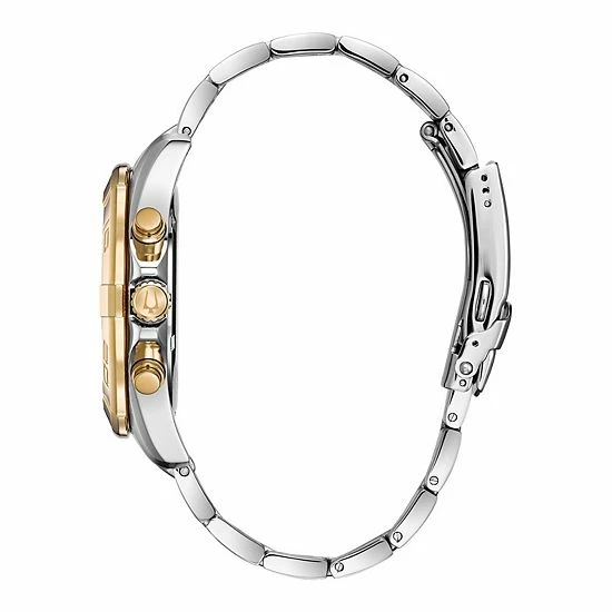 Bulova Men's Two-Tone Chronograph Watch - 98A221 3 Bulova Men's Two-Tone Chronograph Watch - 98A221 - Image 3