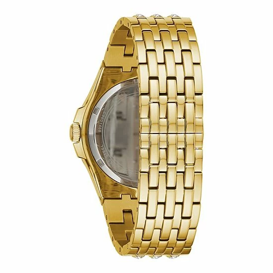 Bulova Men's Gold-Tone Crystal Watch - 98A239 2 Bulova Men's Gold-Tone Crystal Watch - 98A239 - Image 2
