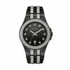 Bulova Men's Crystal Stainless Steel Watch - 98B251