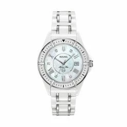 Bulova Women's Marine Star Diamond Ceramic Watch - 98P172