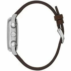 Bulova Men's Automatic Military Style Leather Strap Watch - 96A245K -Bulova Shop unnamed file 83