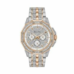 Bulova Men's Octava Two-Tone Crystal Watch - 98C133
